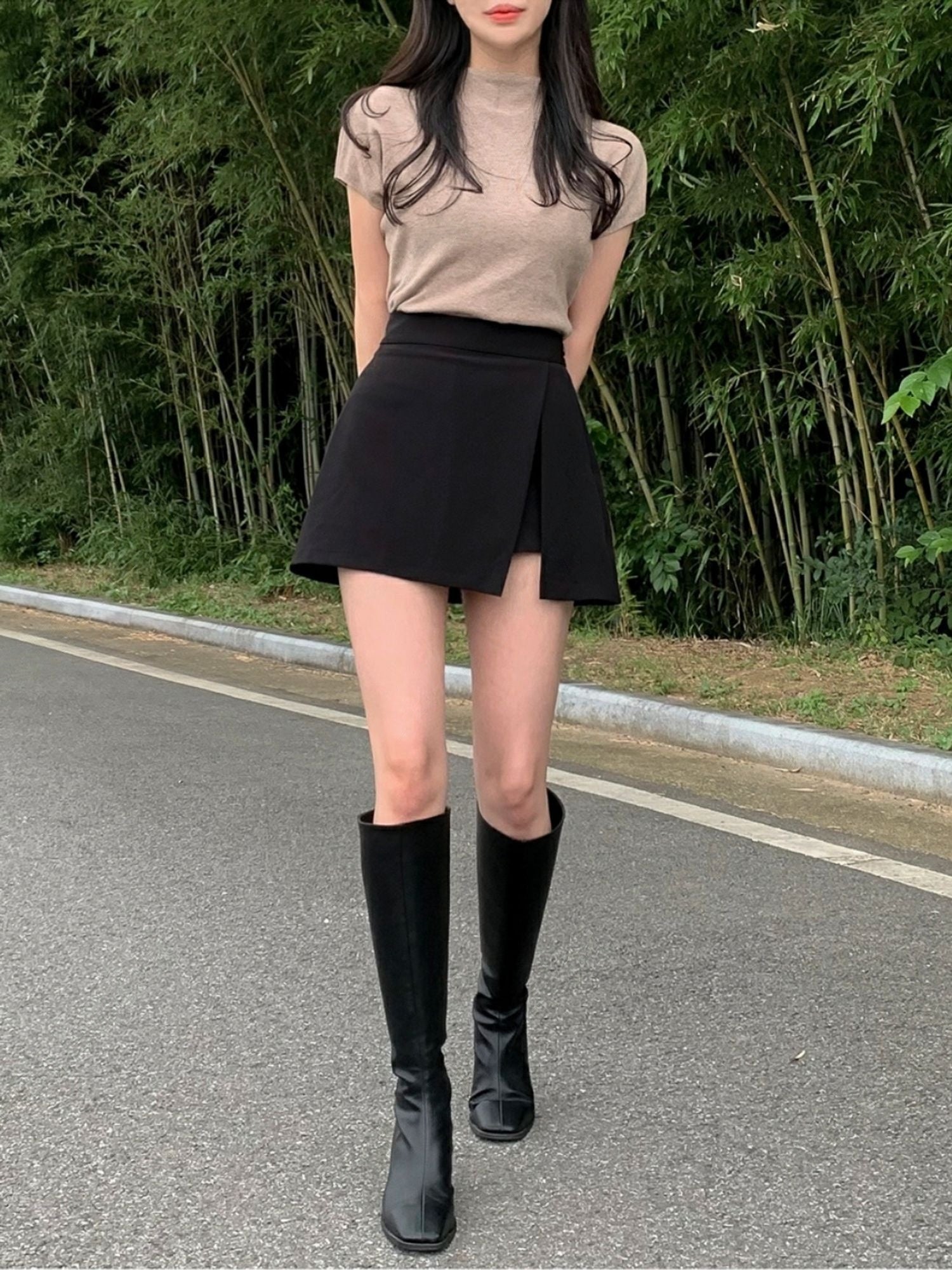 Graceful Wrap Skirt